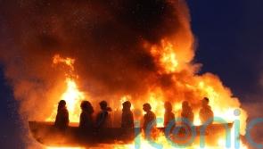 ‘Hate incident’ Co Tyrone bonfire topped with migrant effigy lit