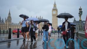Risk of flash flooding as storms could bring half a month’s rainfall on Monday
