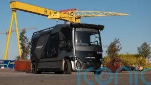Self-driving bus service takes to the road in Belfast’s Titanic Quarter
