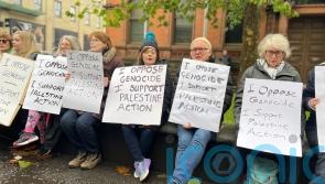 Police to review evidence gathered at Palestine Action protests in NI