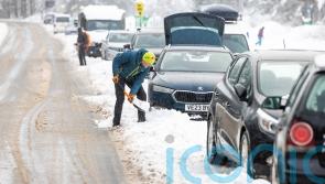 Amber snow and wind warnings issued as UK braces for Storm Goretti