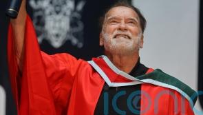 Arnold Schwarzenegger back in Belfast as he receives honorary degree