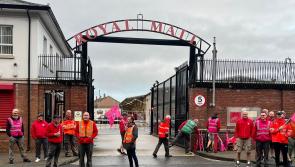 Derry Royal Mail workers take part in nationwide strike over pay