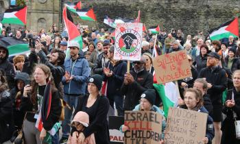 IN PICTURES: Derry RISE for Palestine march to Guildhall Square