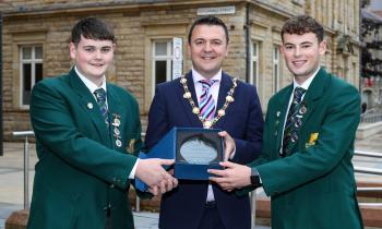 IN PICTURES: Mayor honours gold-medal winning Ireland youth fly fishing team members