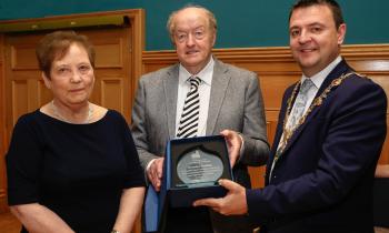 IN PICTURES: League of Ireland's all-time top scorer Brendan Bradley honoured in Derry