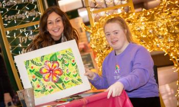 IN PICTURES: Artist Tori takes up residence at Lisnagelvin Shopping Centre