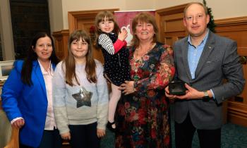 IN PICTURES: Legenderry volunteers and members of Cancer Care UK honoured in Derry reception