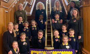 IN PICTURES: Western Trust Speech and Language Therapy Team enjoy visit to Derry's Guildhall