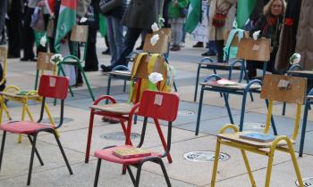 IN PICTURES: Derry Palestine Solidarity March makes way to Guildhall Square