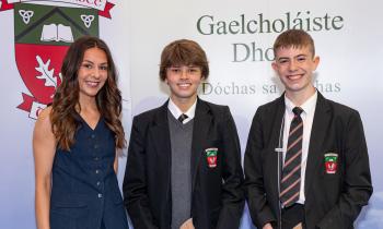 IN PICTURES: Gaelcholáiste Dhoire marks 10th anniversary with top class GCSE and A Level results