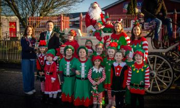IN PICTURES: Holy Child pupils spread Christmas cheer throughout Creggan