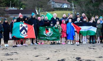 IN PICTURES: Doire Trasna New Year&rsquo;s Day Swim at Fahan Beach
