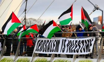 IN PICTURES: Peace Vigil for Palestine held on Derry's Peace Bridge