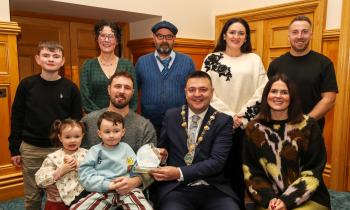 IN PICTURES: Civic reception for Derry mental health champion Danny Quigley