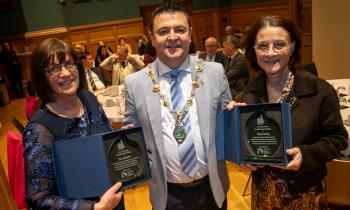 IN PICTURES: Mayor pays tribute to Derry Credit Union's 'Golden Girls'