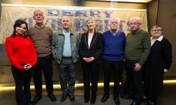 IN PICTURES: President Connolly meets Bloody Sunday families at Museum of Free Derry
