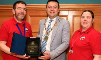 IN PICTURES: Mayor pays tribute to Derry's Inner City Assistance Team Volunteers at Civic Reception