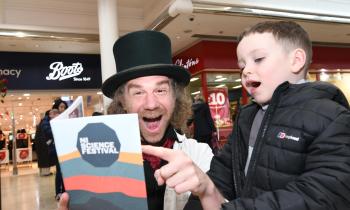 IN PICTURES: Derry shoppers get a lesson in fun with Professor Lukey Luke