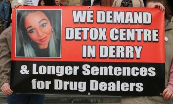IN PICTURES: Derry stands united as families demand change at anti-drug rally