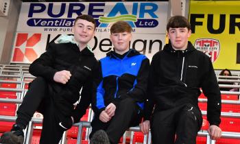 IN PICTURES: Derry City fans at Brandywell for Drogheda clash