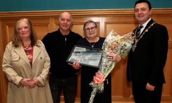 IN PICTURES: Mayor honours Museum of Free Derry's Jean Hegarty