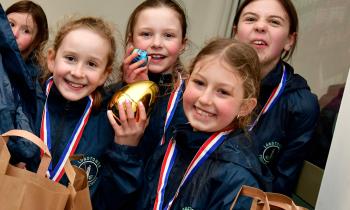 IN PICTURES: Derry schoolchildren team up for Easter egg hunt along the Foyle