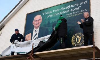 IN PICTURES: Gerry 'Doc' Doherty mural unveiled in Derry