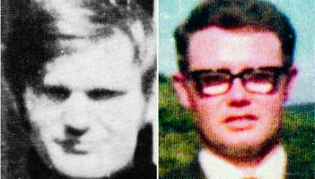 James Wray (left) and William McKinney who died on Bloody Sunday.