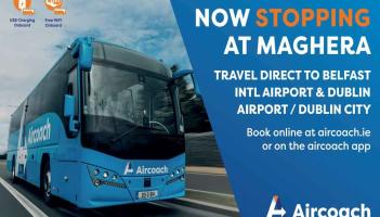 Aircoach announce extra services and stops for passengers on Belfast-Dublin routes