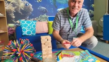 Retired Limavady arts lecturer paints a picture of his experience volunteering at the NSPCC