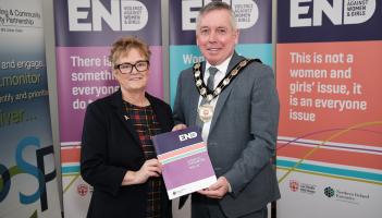 Mid Ulster Council Chair supports Ending Violence Against Women and Girls initiative