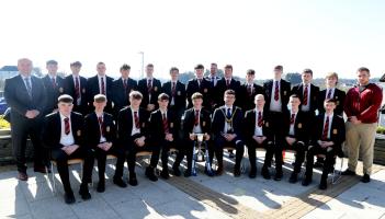 Mayor hosts Limavady High School U16 rugby team after High School’s Cup victory