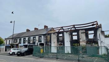 Former Sweet nightclub derelict  on Catherine Street 
