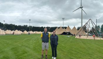 The Open Camping Village is based at Ulster University’s Coleraine campus