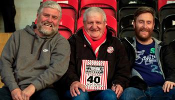 IN PICTURES: Derry City faces in the crowd at Brandywell