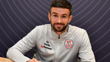 Derry winger Michael Duffy puts pen to new deal