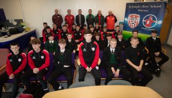Steven Gerrard Academy reconnects with St. Joseph's students