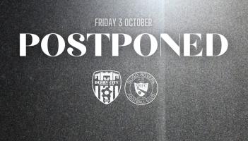 Derry City game postponed due to Storm Amy