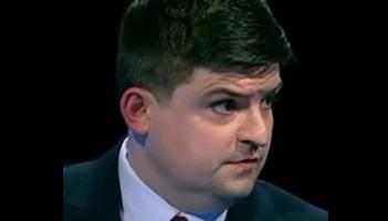 Inaugural guest speaker, Dr David McCann - Ulster University Politics lecturer and media election commentator