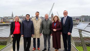 EU Ambassadors visit Derry for talks on strengthening regional links