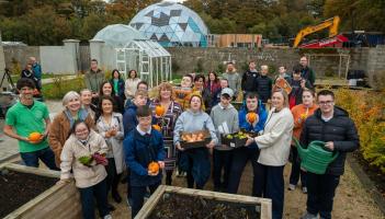 School pupils celebrate World Food Day at Derry's Acorn Farm