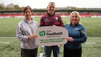 Derry City supporters urged to back Foyle Foodbank Christmas appeal at Brandywell