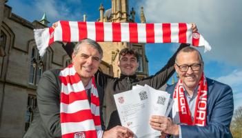 Derry City FC team up with Ulster University to help students feel at home