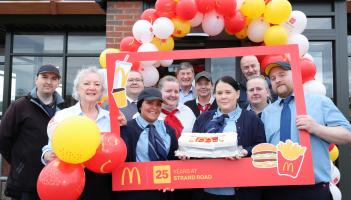 McDonald’s Strand Road restaurant celebrates 25 years in Derry