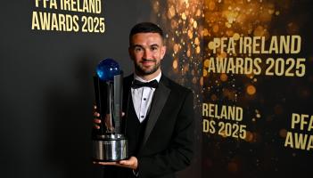 Derry City's Michael Duffy crowned PFAI Player of the Year