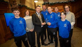 IN PICTURES: Civic reception for St. Columb's College u-13 football team