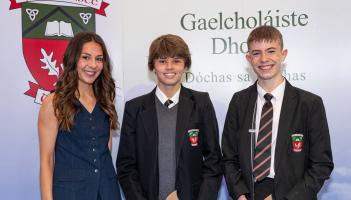 IN PICTURES: Gaelcholáiste Dhoire marks 10th anniversary with top class GCSE and A Level results