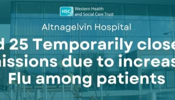 Altnagelvin: Flu closes Ward 25 to admissions
