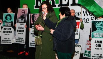 IN PICTURES: Derry rally in support of the prisoners for Palestine hunger strikers held in British jail